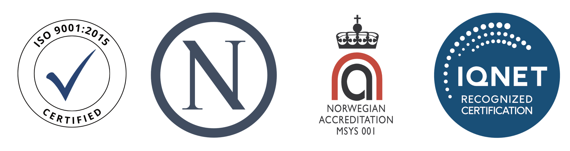 Nemko - IQNet - iso 9001 certification badge transparent