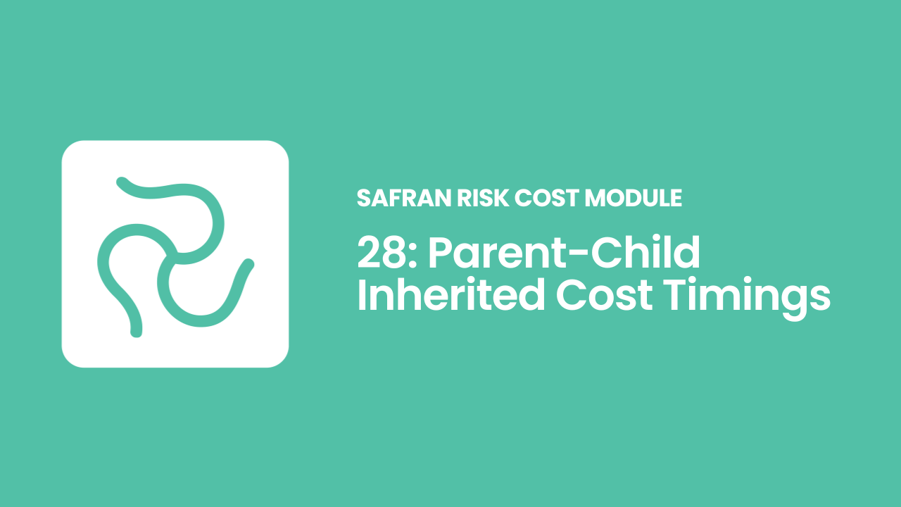 Safran Cost Module Playlist 28