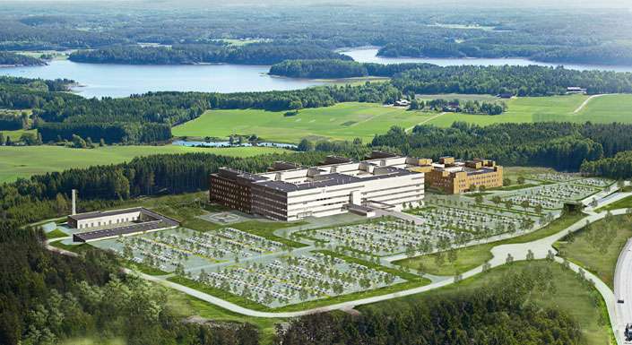 The New Østfold Hospital at Kalnes, Norway